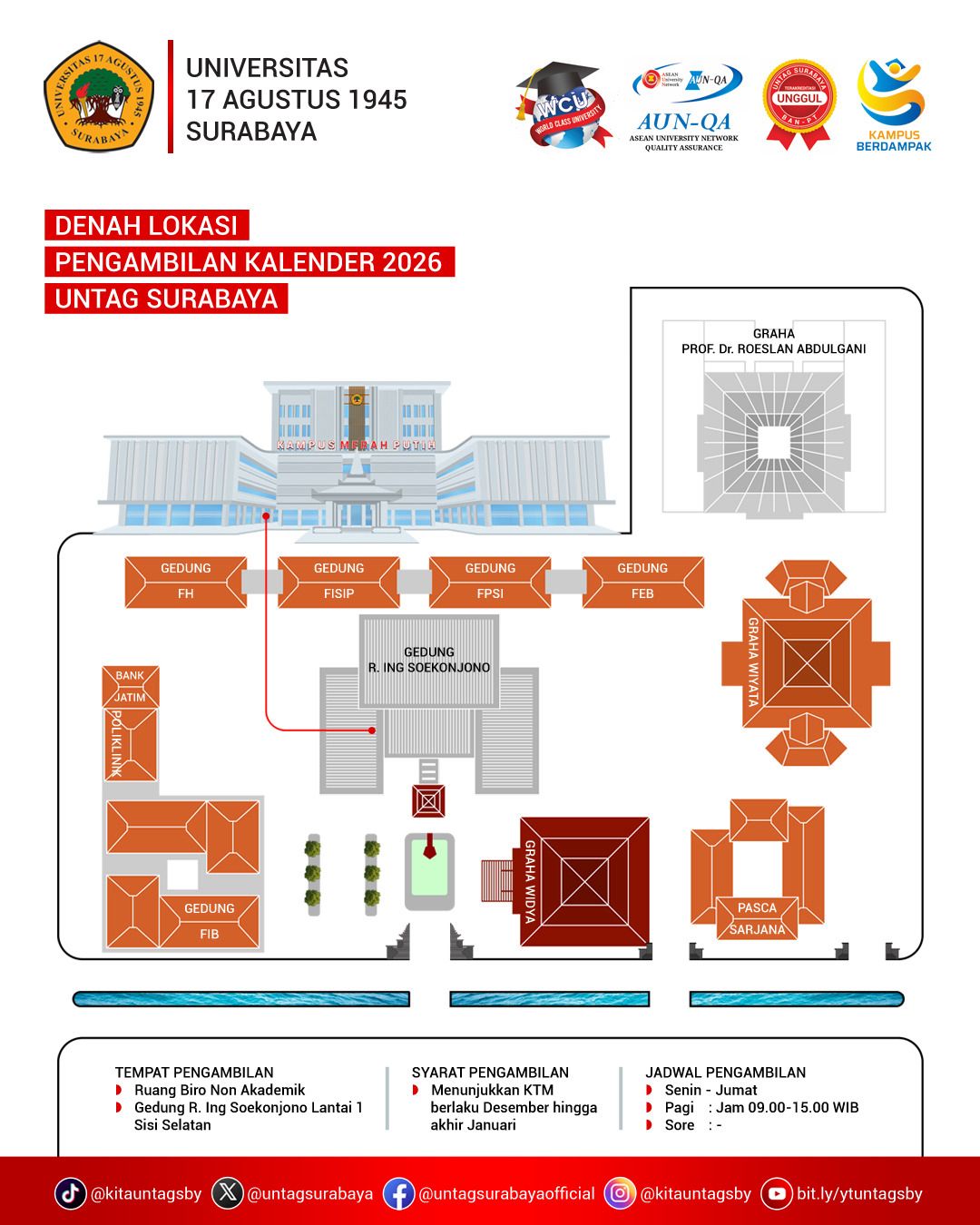 Denah Lokasi Pengambilan Kalender 2026