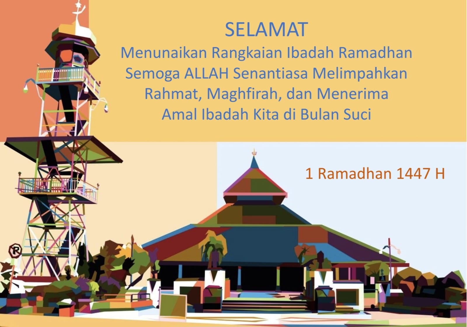 Selamat menuaikan ibadah puasa