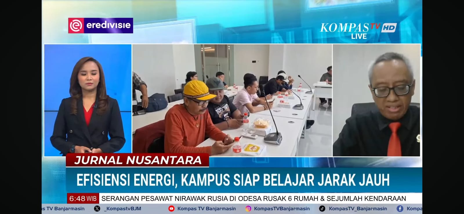 Rektor Untag Surabaya - Dr. Harjo Seputro, S.T., M.T. Narasumber live Kompas TV Nasional program Jurnal Nusantara, Rabu, 15/4/2026, 06:30 wib