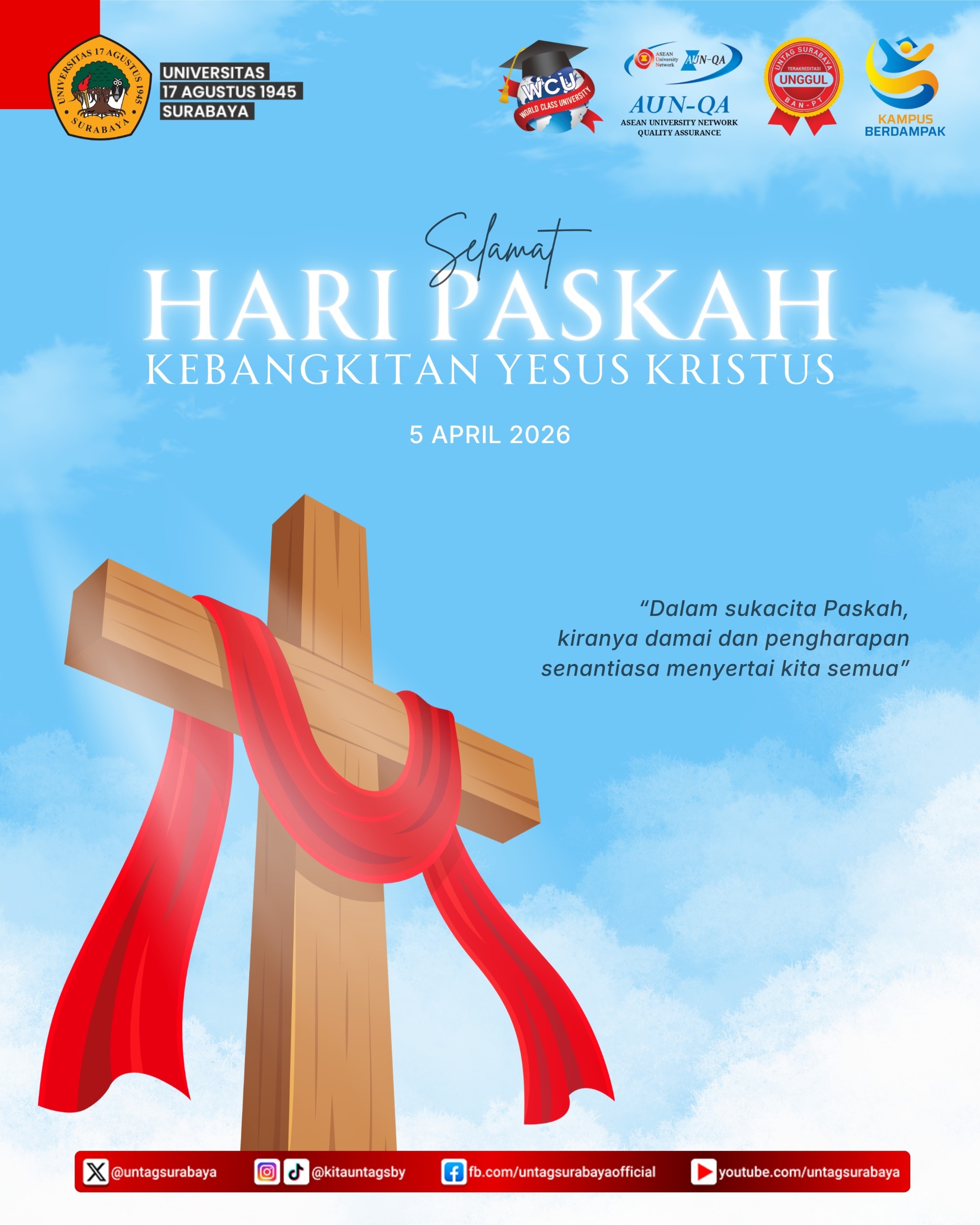 Selamat hari paskah kebangkitan yesus kristus