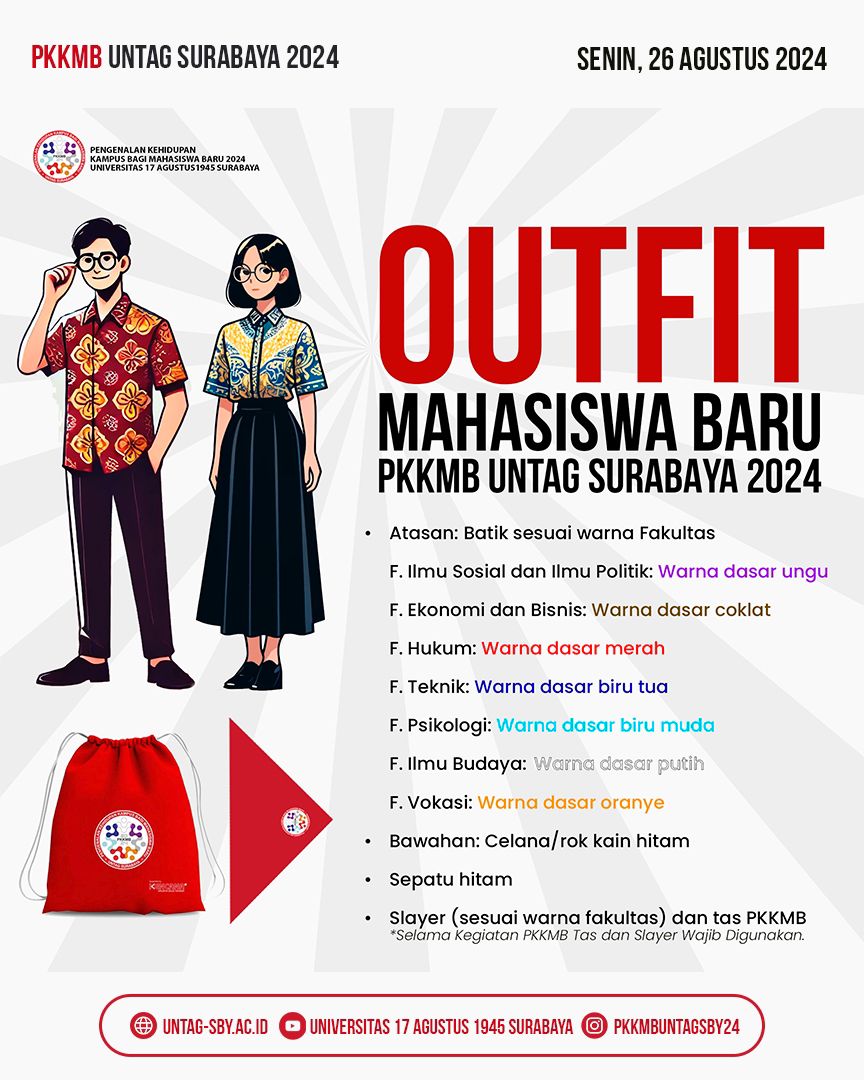 OUTFIT MAHASISWA BARU (Senin 26 Agustus 2024)