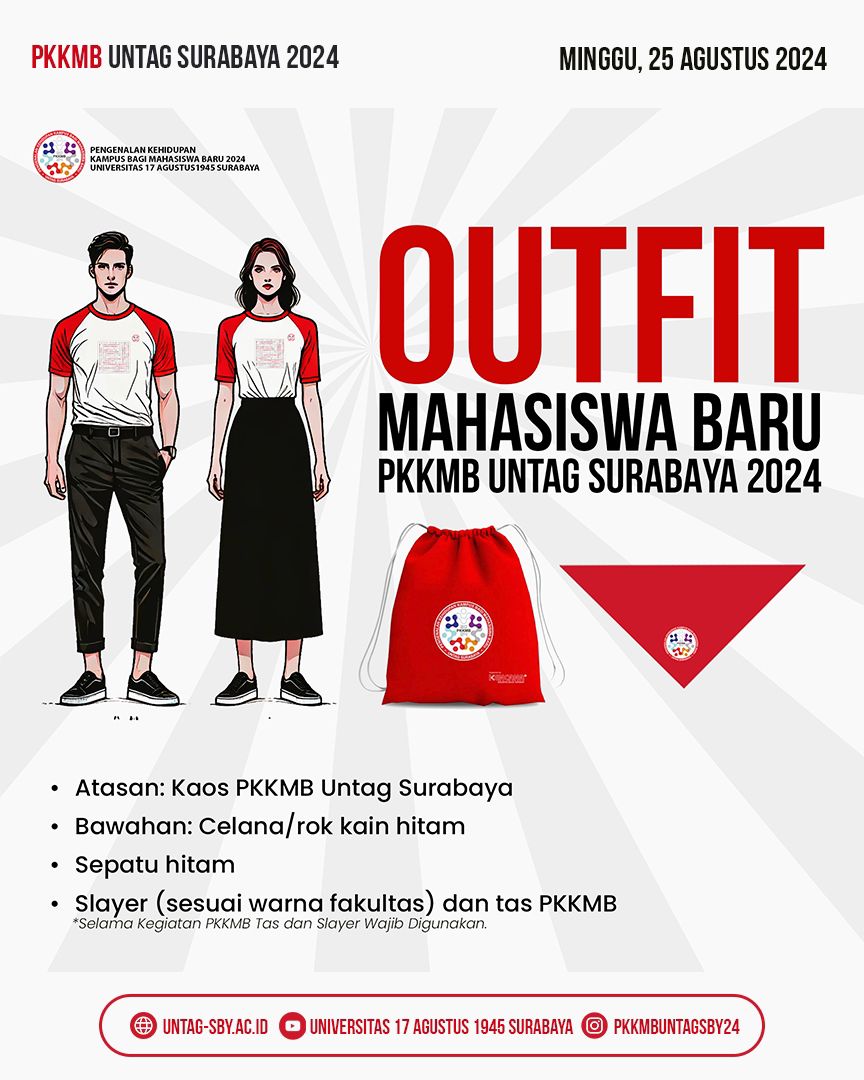 OUTFIT MAHASISWA BARU (Minggu 25 Agustus 2024)