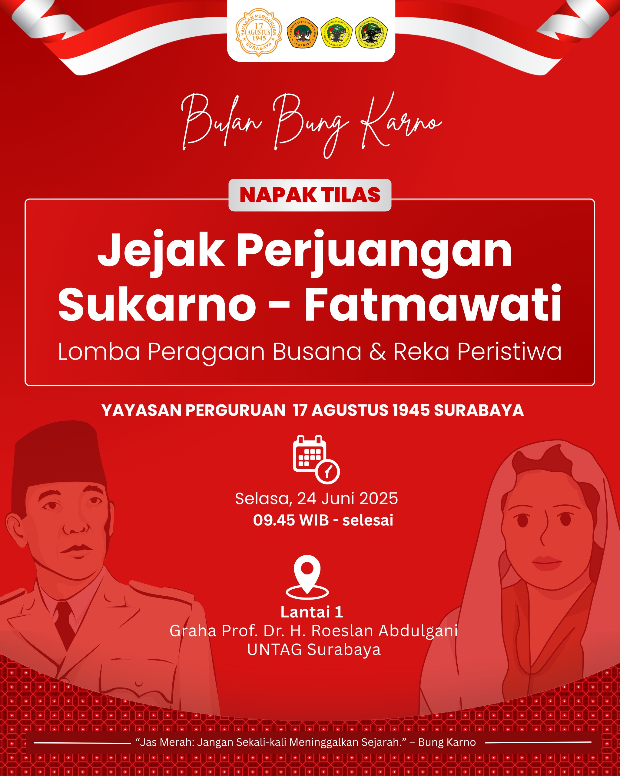 Jejak Perjuangan Sukarno - Fatmawati