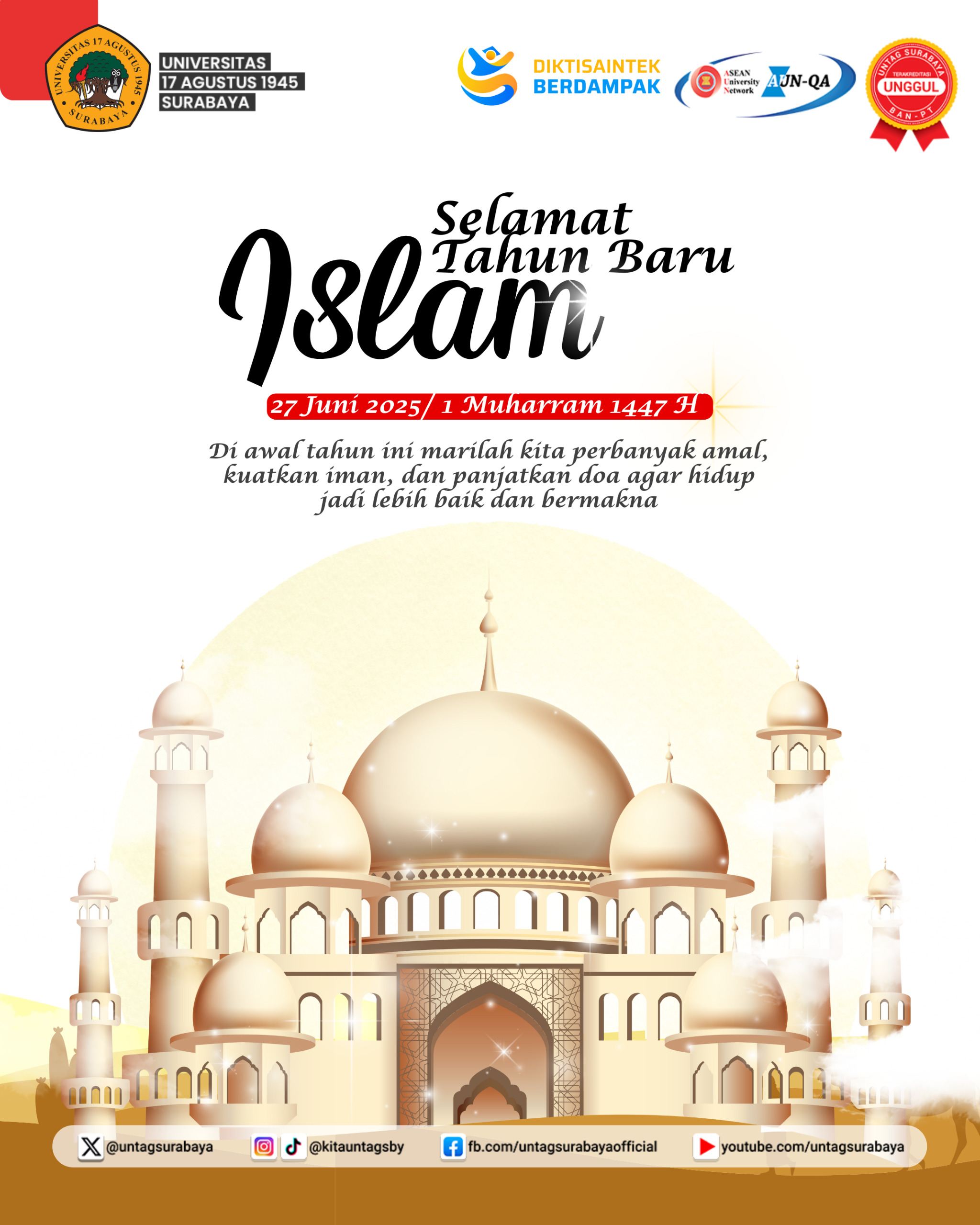 Selamat Tahun Baru Islam 1 Muharram 1447 H