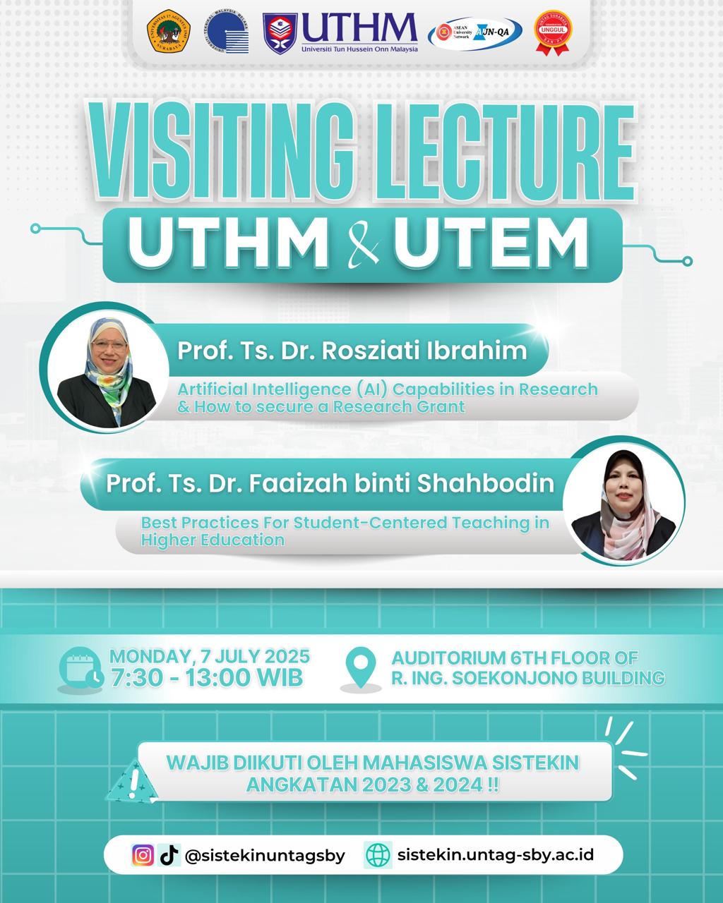 Visiting Lecture UTHM & UTEM