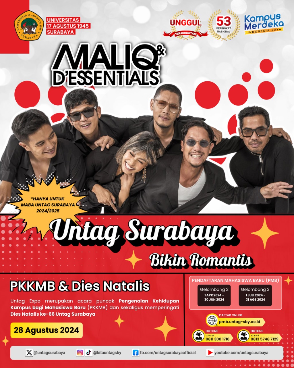 MALIQ & D'ESSENTIALS Bikin Romantis UNTAG Surabaya