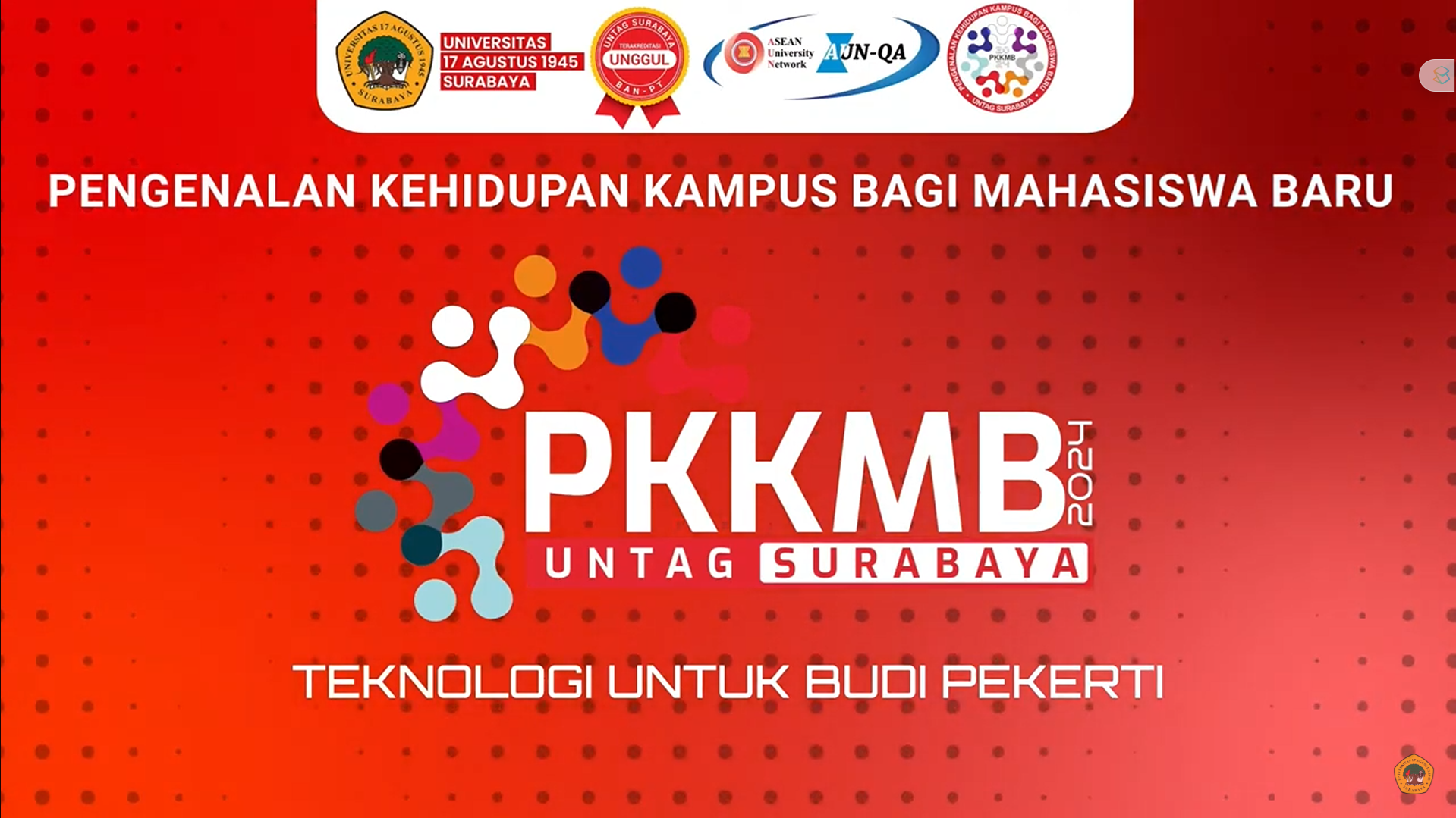 Closing Ceremony & Inauguration of PKKMB Untag Surabaya 2024